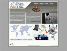 Tablet Screenshot of guvenerplastik.com